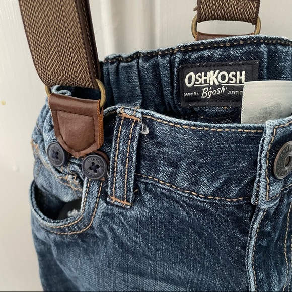 Oshkosh boys jeans & suspenders size 5 - Picture 4 of 5